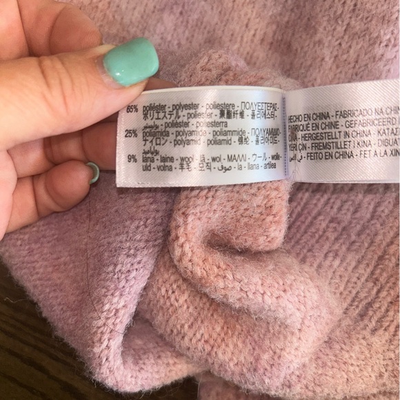 Zara Pink and Orange Women's Cardigan - Picture 6 of 6